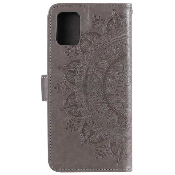 Cu clapetă pentru Oppo Reno6 5G, Mandala, gri