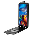 Cu clapetă pentru Motorola Moto E32 4G, Flip, negru