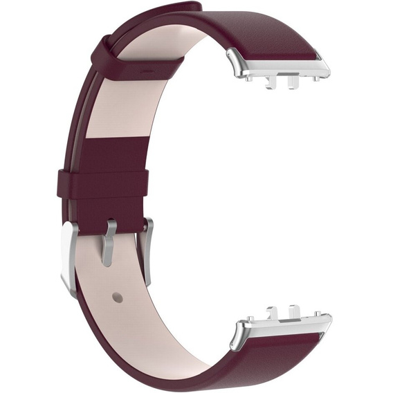 Curea din piele pentru Samsung Galaxy Fit 3, Maroon