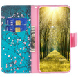 Cu clapetă pentru Xiaomi 13 Lite, Wallet, sakura, albastru