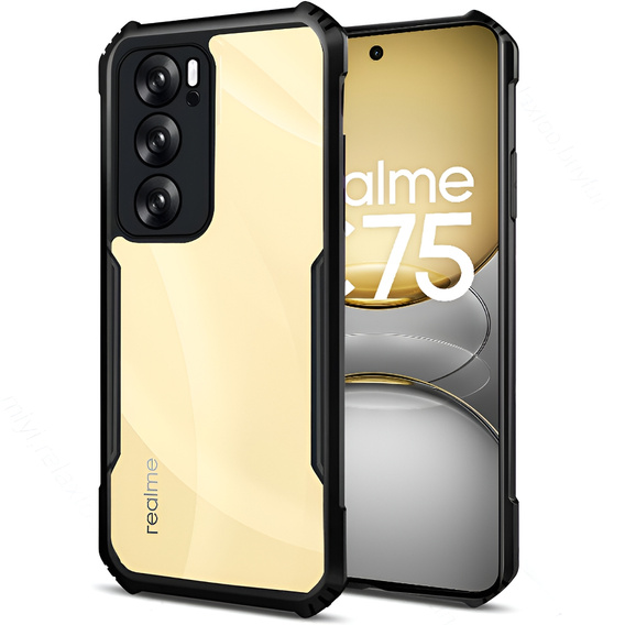 Huse pentru Realme 14X / Realme C75, AntiDrop Hybrid, negru