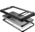 Huse pentru Samsung Galaxy S10 Plus, Dexnor Full Body Rugged, transparent / negru
