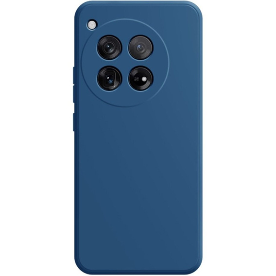 Husa pentru OnePlus 12 5G, Silicone Lite, albastru închis