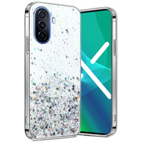 Huse pentru Huawei Nova Y70, Glittery, transparentă