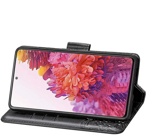 Cu clapetă pentru Realme Note 50, Butterfly, negru