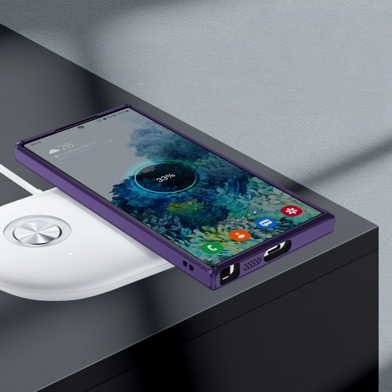 Husă pentru Samsung Galaxy S23 Ultra, ERBORD Impact Guard, MagSafe, violet închis