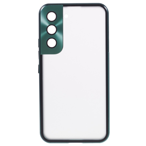Husa pentru Samsung Galaxy S21, Magnetic Dual Glass, verde
