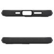 Carcasa Spigen pentru iPhone 16E, Rugged Armor MagSafe, negru + Tempered Glass 9H