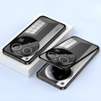 Husa pentru Xiaomi 15 Ultra, Magnetic Dual Glass, negru
