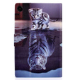 Huse pentru Samsung Galaxy Tab A9 X110 / X115, cat and tiger