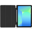 Husă pentru Samsung Galaxy Tab S10 FE+ Plus, Smartcase cu spațiu pentru stylus, negru