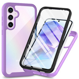 Carcasă pentru Samsung Galaxy A55 5G, Shockproof, cu folie, violet