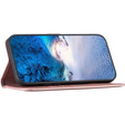 Cu clapetă pentru Samsung Galaxy A55 5G,BINFEN Wallet, roz