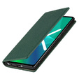 Husă din piele pentru Samsung Galaxy S20 Ultra, ERBORD Grain Leather, verde