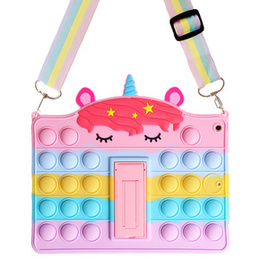 Husă pentru copii pentru iPad 9.7" 2018/2017 (6/5 gen.), Bubble, multicolor