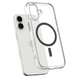 Carcasă Spigen Ultra Hybrid MagSafe pentru iPhone 17, transparentă/grafit