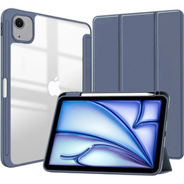 Husă pentru iPad Air 13" 2025/2024 (7/6 gen.), Smartcase Hybrid, cu spațiu pentru stylus, violet