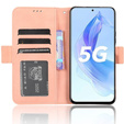 Cu clapetă pentru Honor 90 Lite 5G, Card Slot, roz