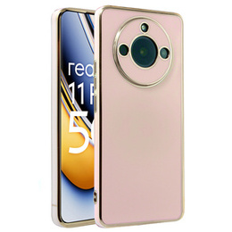 Husă pentru Realme 11 Pro 5G / Pro+ 5G, Glamour CamShield, roz rose gold