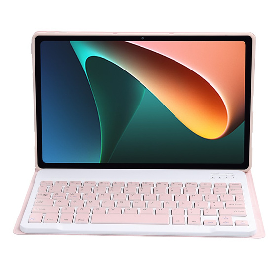 Carcasă + tastatură Xiaomi Pad 5/5 Pro, roz rose gold