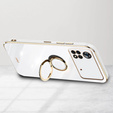 Huse pentru Xiaomi Poco M4 Pro 4G, Electro Ring, alb