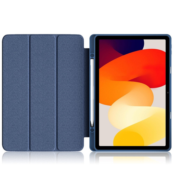 Husă pentru Xiaomi Redmi Pad SE 11", Smartcase Hybrid, cu spațiu pentru stylus, albastru