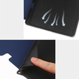 Husă pentru iPad 10.2 2021 / 2020 / 2019, Business Card and Pen Slot, albastru