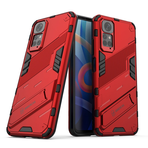 Husa pentru Xiaomi Redmi Note 11/11S, Military kickstand, albastru