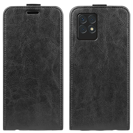 Cu clapetă pentru Realme 8i, Flip, negru