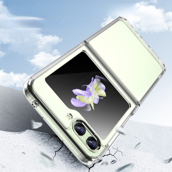 Huse pentru Samsung Galaxy Z Flip 5 5G, Fusion Hybrid, transparentă