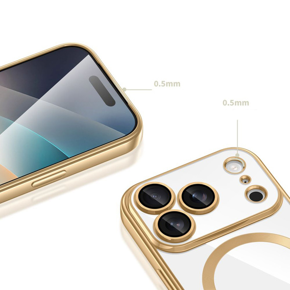 Carcasă magnetică cu protecție pentru lentile pentru iPhone 17 Pro Max