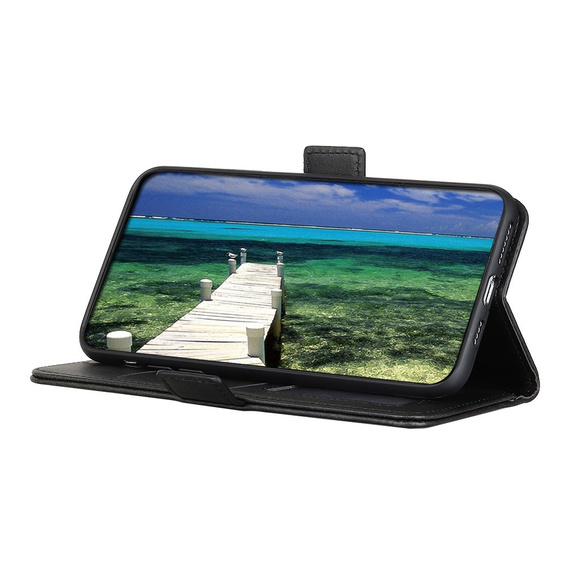 Cu clapetă pentru Motorola Moto E13, Wallet, negru