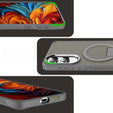 Husă pentru Samsung Galaxy S25 Edge, Kickstand Matt Case, pentru MagSafe, gri titan