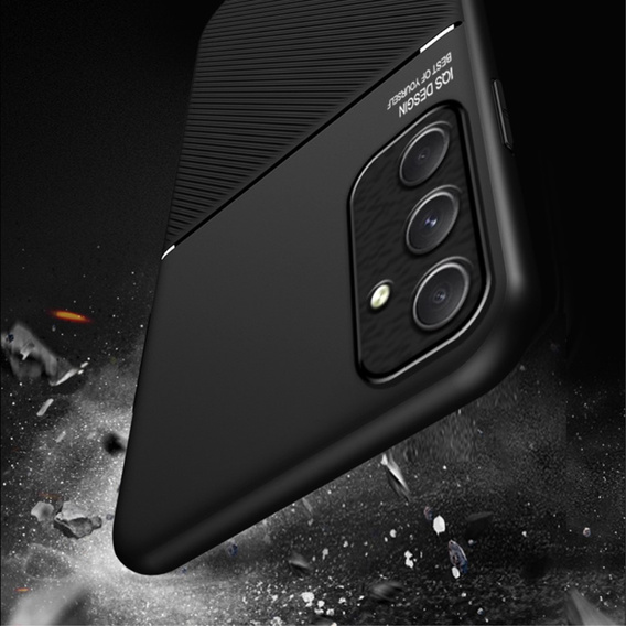 Carcasă pentru Samsung Galaxy A55 5G, cu placă de prindere magnetică, negru