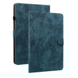 Huse pentru Samsung Galaxy Tab S9, Wallet Pen Slot, albastru