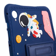 Husă din silicon pentru copii pentru Samsung Galaxy Tab A9 T220 X110 / X117, Armoured, Astronaut, albastru marin
