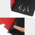 Husă pentru iPad 10.2 2021 / 2020 / 2019, Business Card and Pen Slot, roșu