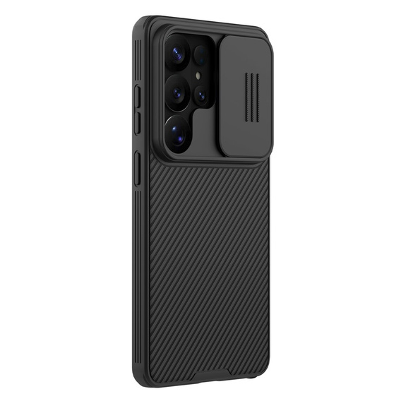 Husă NILLKIN Camshield Pro cu capac pentru cameră pentru Samsung Galaxy S26 Ultra, negru