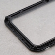 Love Mei Huse pentru iPhone 12, armored with glass, negru