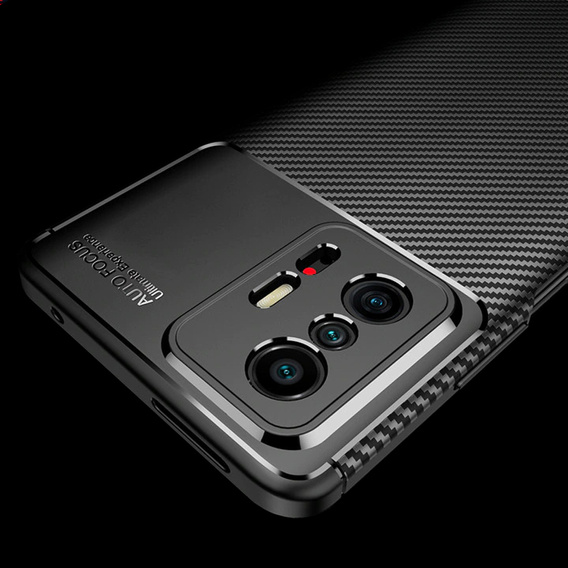 Huse pentru Xiaomi 11T / 11T Pro, Carbon Gel, negru
