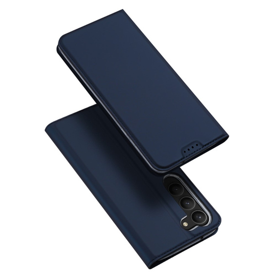 Dux Ducis Huse pentru Samsung Galaxy S23, Skinpro, albastru închis