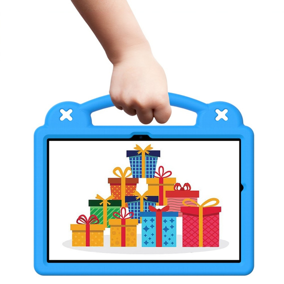 Husă pentru copii pentru Samsung Galaxy Tab A11 Plus / A9 Plus, Cute Patterns, cu suport, albastru