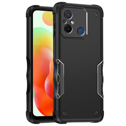 Husă blindată pentru Xiaomi Redmi 12C, Dual-Layer, negru