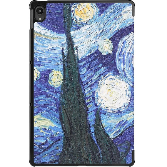 Husă pentru Lenovo Tab P11 TB-J606F, Smartcase, oil painting