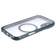 Carcasa Magnetic Dual Glass MagSafe pentru iPhone 16, verde