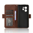 Cu clapetă pentru Realme GT 7 Pro, Card Slot, maro
