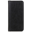 Huse pentru Sony Xperia 5 V, Wallet Litchi Leather, negru