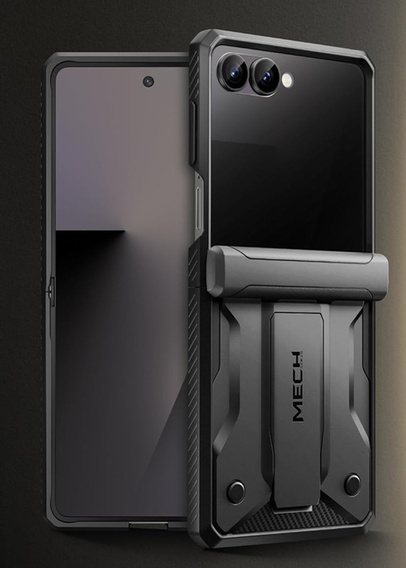 Husă Tongate MECH cu MagSafe pentru Samsung Galaxy Z Flip7 FE / Z Flip6, verde