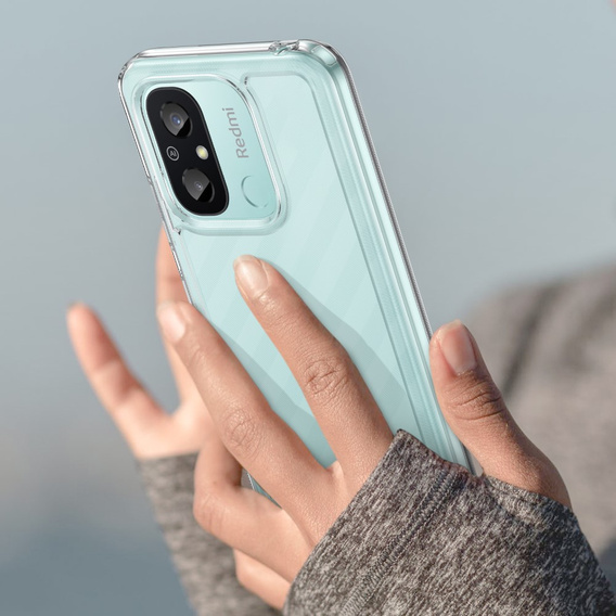 Huse pentru Xiaomi Redmi 12C, Fusion Hybrid, transparentă