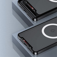 Carcasă de protecție pentru camera foto pentru Google Pixel 8 Pro, CamShield MagSafe, transparent / negru